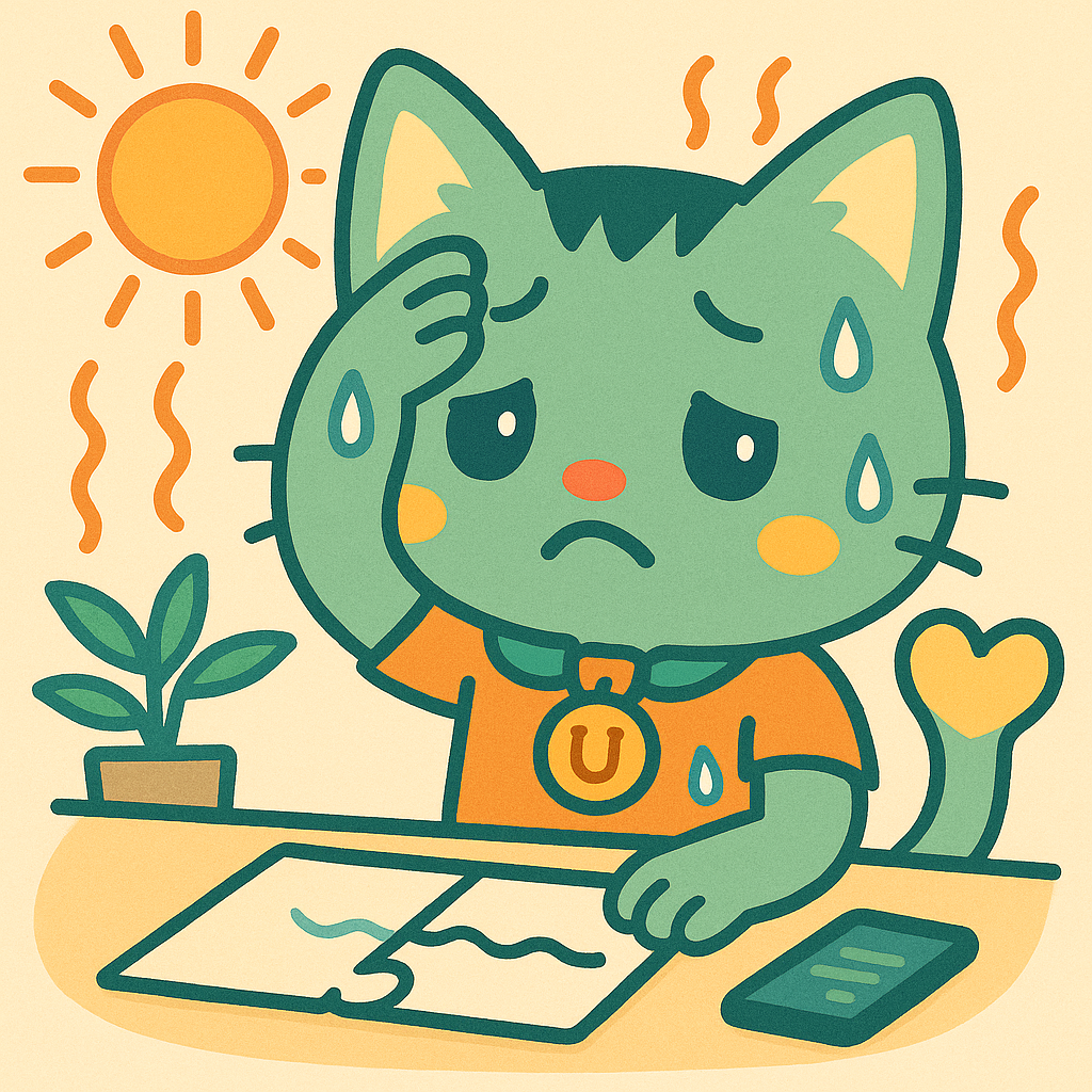夏あつい